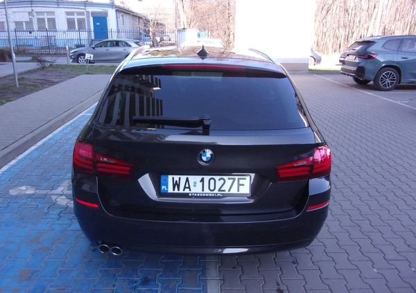 BMW Seria 5 cena 49550 przebieg: 224000, rok produkcji 2014 z Warszawa małe 301